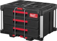 Transportkoffer Milwaukee PACKOUT Koffer mit 3 Schubladen...