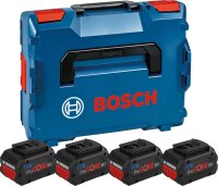 Akku-Set BOSCH 18V mit 4x 5,5 Ah ProCORE Akkus und...