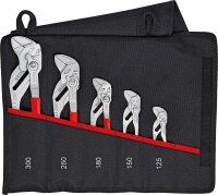 Zangenschlüssel-Satz KNIPEX 5-teilig mit Rolltasche