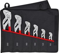 Zangenschlüssel-Satz KNIPEX 6-teilig mit Rolltasche