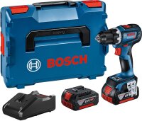 Akku-Bohrschrauber Bosch GSR 18V-90 C, 18 V mit 2x 5,0 Ah...