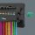 Winkelschlüsselsatz WERA 9-teilig, 6-kant mit Kugelkopf, farblich gekennzeichnet 1,5 - 10,0mm