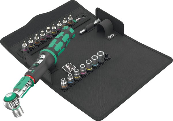 Drehmomentschlüssel-Set WERA Safe-Torque A1 SHK, 20-teilig, Antrieb 1/4", 2-12 Nm