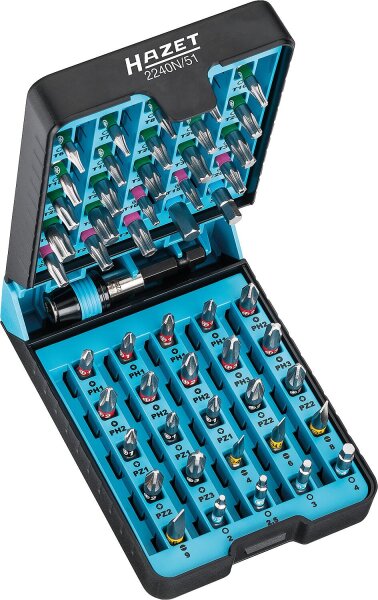 Bit-Set HAZET 1/4" 51-teilig mit Bithalter