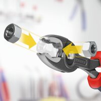 Frontgreifzange KNIPEX® TwinGrip mit 3K-Griff,...