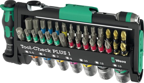 Bit-Set Wera Tool-Check PLUS 1, 39-teilig