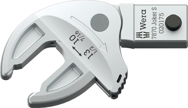 Einsteck-Maulschlüssel Wera 7880 Joker S mit Ratschenfunktion, selbstjustierend, SW 10-13 mm, 9x12 mm