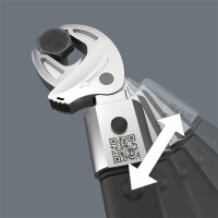 Einsteck-Maulschlüssel Wera 7880 Joker S mit Ratschenfunktion, selbstjustierend, SW 10-13 mm, 9x12 mm