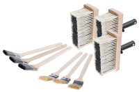 Pinsel-Set Wand-Decken-Fassadenfarben, 9-teilig