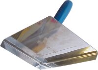 Putz- und Fugenplatte HAROMAC rechts, rostfrei blaues Heft