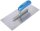 Glättekelle HAROMAC 8x8 gezahnt 280mm Stahl, gehärtet blaues Heft