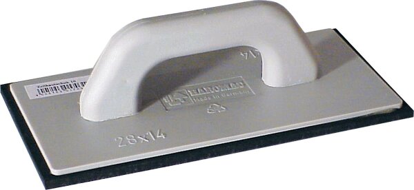 Kunststoffreiber schwarz ZKS 28x14x1 mit Zellkautschuk 10mm