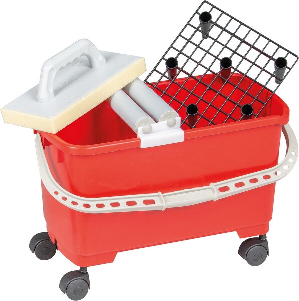 Fliesenwaschset Profi 8tlg. 22ltr. 4 Rollen Hydroschwamm