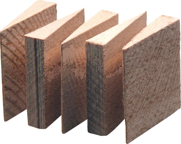 Rotbuchen-Keile-Satz 5tlg. für Vorschlaghämmer 3-5Kg