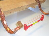 Rinnenschnur-Wasserwaage 80 x 12 x 25 mm