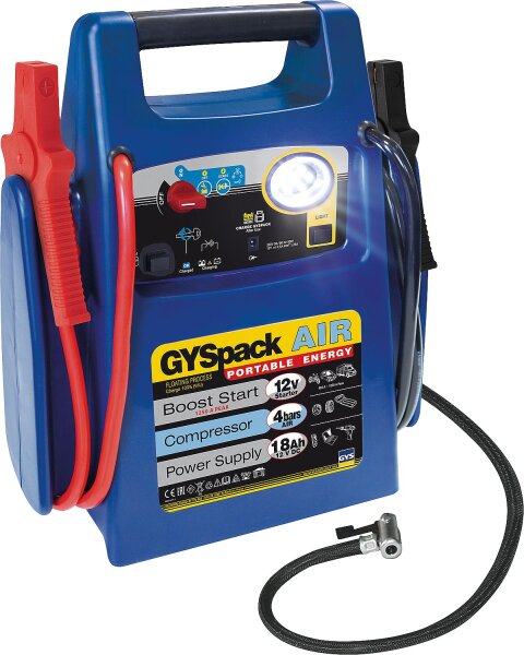 Starthilfegerät 3 in 1 Gyspack Air 400, netzunabhängig, 12V,Kompressor 4 bar