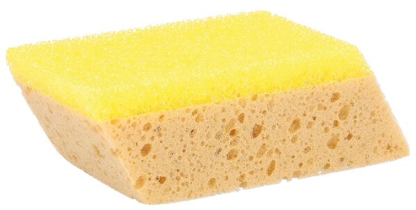 Kombi-Schwamm "DUO-PLUS" Haromac, 150x90x60mm, 2-lagig