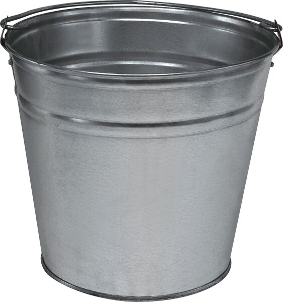 Ideal-Baueimer 12 Liter verzinkt, d = 300mm