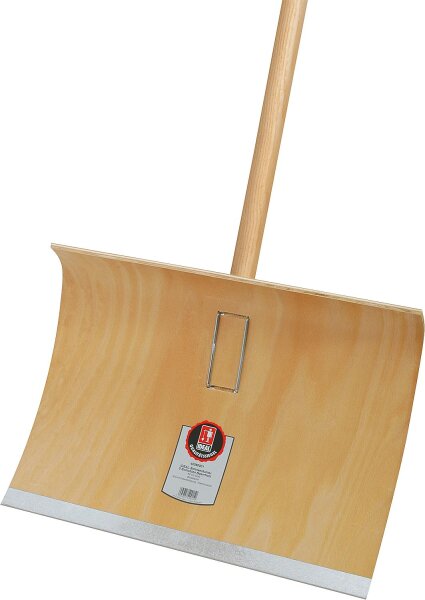 Ideal-Schneeräumer Sperrholz, 50cm breit,Hartholzstiel