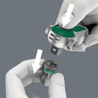 Steckschlüsselsatz Wera 1/4" 28-teilig, Typ 8100 SA6