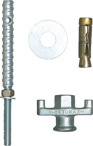 Befestigungs-Set Eibenstock Mauerwerk Schnell-Spannschraube mit Rawl-Dübel M12, 6-teilig