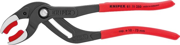 Siphonzange Knipex 250mm mit Kunststoffbacken