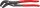 Federbandschellen-Zange Knipex 250mm mit Feststeller