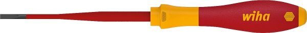 VDE-Schlitz-Schraubendreher wiha 3201 SoftFinish® electricslimFix, SL4,0 x 0,8 x 100 mm