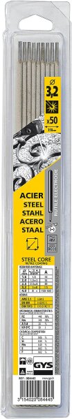 Stabelektrode Ø 3,2 mm für Stahl im Kunststoffblister, VPE = 50 Stück