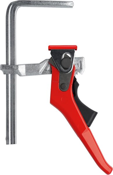 Tischzwinge Ganzstahl, Hebel- griff, 160x60mm
