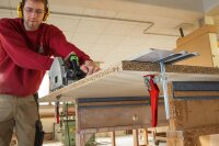 Tischzwinge Ganzstahl, Hebel- griff, 160x60mm