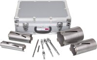 Diamant-Bohrkronen-Set Mauerwerk, 10-teilig, 52-112mm