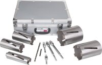 Diamant-Bohrkronen-Set Mauerwerk/Beton, 11-teilig, 52-132mm