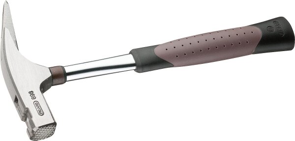 Latthammer PICARD Typ 698 600g, 2K-Stahlrohrstiel, geraute Bahn