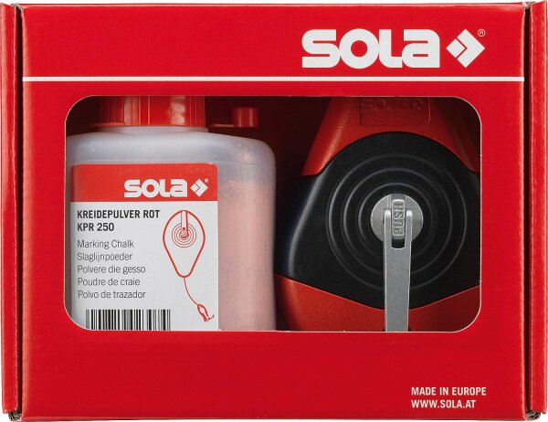 Schlagschnurgerät-Set Sola CLP 30, mit Kreide blau