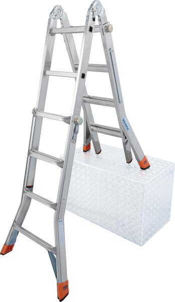 Teleskopleiter KRAUSE Aluminium, Monto - TeleMatic 4x4 Sprossen