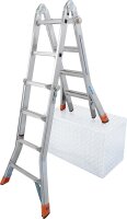 Teleskopleiter KRAUSE Aluminium, Monto - TeleMatic 4x4...