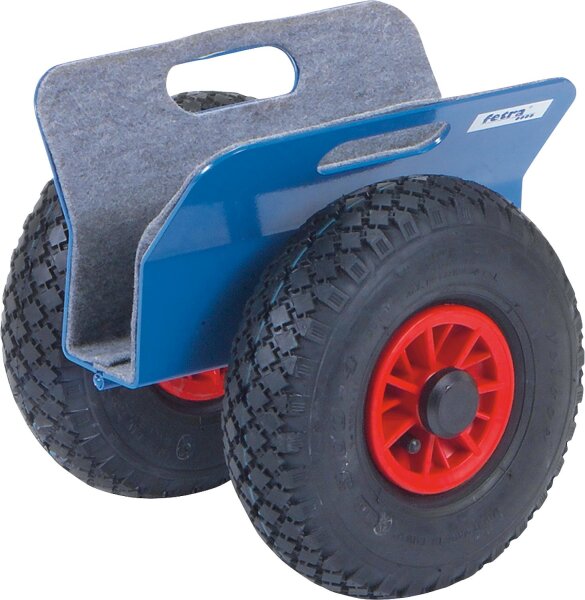 Plattenroller fetra® 4156 mit Luftbereifung 260x85mm Tragkraft max. 250kg