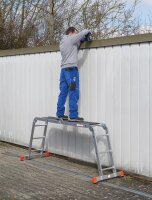 Kofferraumleiter Siedra Aluminium, 4 x 3 Sprossen, Gewicht 15,2 Kg