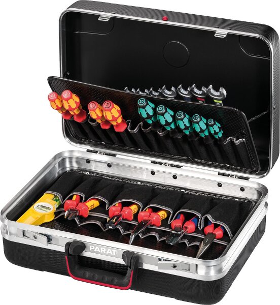 Hartschalen Werkzeugkoffer PARAT SILVER Plus 480x180x350mm schwarz