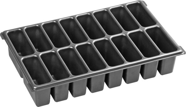 Kleinteileeinsatz passend für XL-BOXX® aus Kunststoff mit 16 Mulden