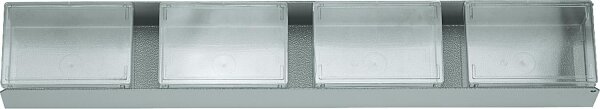 Distanzmodul GEDORE mit Kleinteiledosen, 475x77x40mm leer
