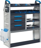 Wasserzapfset Sortimo 10L, weiß, Maße 444x367x170mm