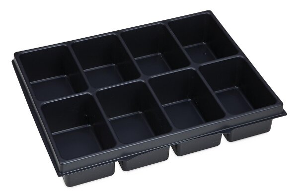 Kleinteileeinsatz 8 Mulden für  I-Boxx 72 u. LS-Schublade 72