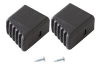 MONTO Fußkappe (Paar) schwarz 33x20 mm, für...