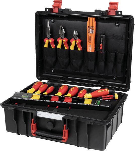 Werkzeugkoffer Wiha Basic Set L electric 17-teilig