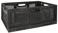 Transportbox klappbar schwarz 600 x 400 x 230