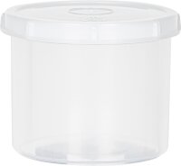Dose rund mit Schraubdeckel 1000 ml, PP,transparent