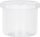 Dose rund mit Schraubdeckel 1000 ml, PP,transparent