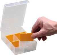 Sortimentskasten EuroPlus Basic 11/2-4, transp.